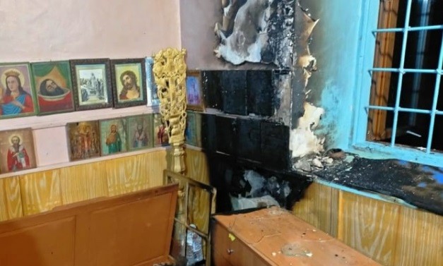 Incendiu la biserica din satul Bădiceni, raionul Soroca