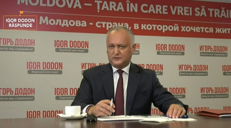 Inițiativă legislativă înaintată de Igor Dodon: Deputații să depună jurământ în fața Parlamentului