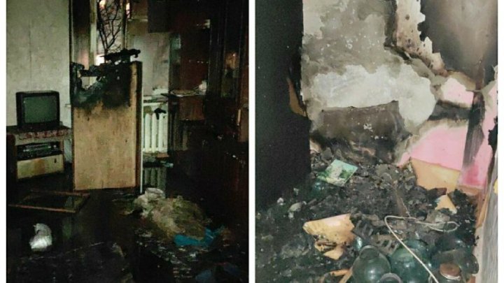 O femeie din Tiraspol s-a intoxicat cu fum și a murit, după ce apartamentul i-a fost cuprins de flăcări