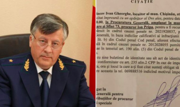 Fostul procuror al municipiului Chișinău, citat la Procuratura Generală pentru depășirea atribuțiilor de serviciu