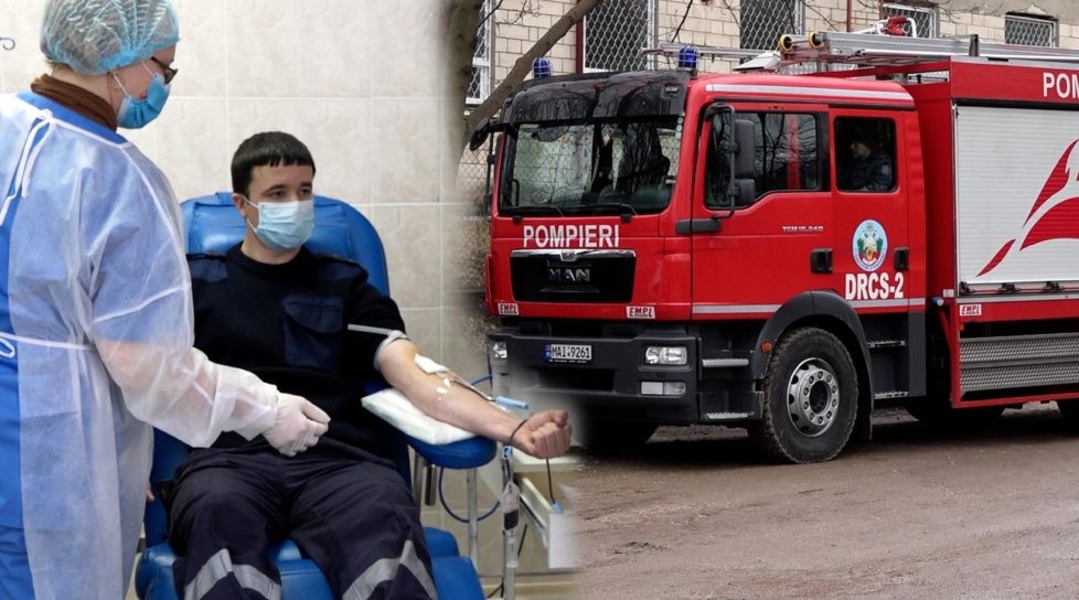 /VIDEO/ Pompierii și salvatorii din Bălți au donat sânge pentru persoanele bolnave de COVID-19