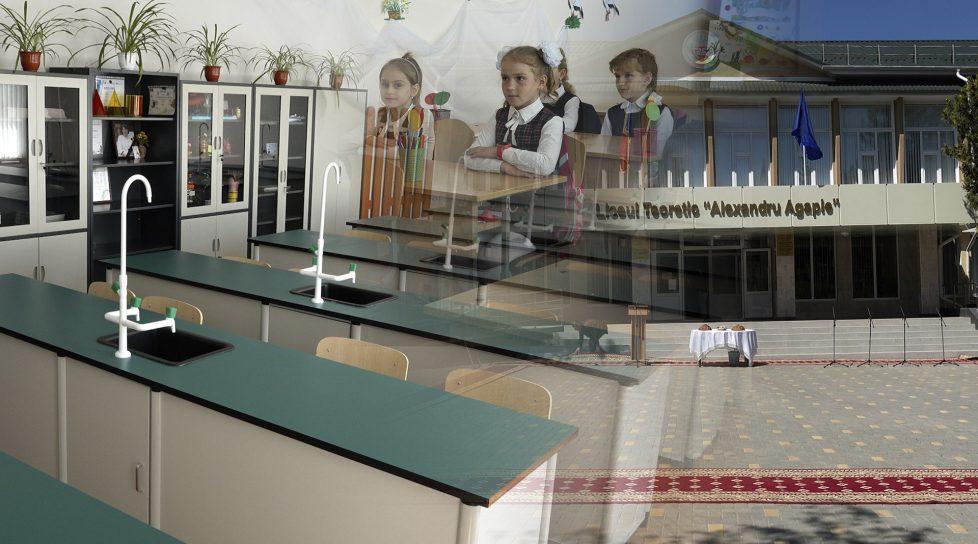 /VIDEO/ Școală de milioane la propriu. Un liceu din raionul Sîngerei, renovat după cele mai noi standarde