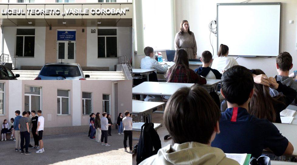 /VIDEO/ Se poate compara cu oricare liceu din capitală. LT „Vasile Coroban” din Glodeni, reparat „ca la carte”