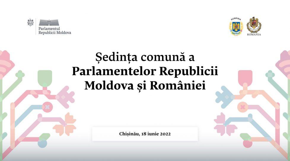 /LIVE/ Ședința comună a Parlamentelor Republicii Moldova și României